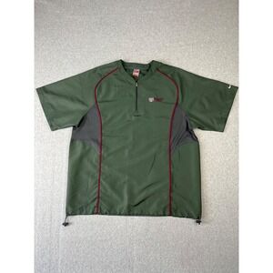 Vtg Missouri State Unv Bears Pullover Mens 2XL Gray Quarter Zip Nike Dri‎ Fit